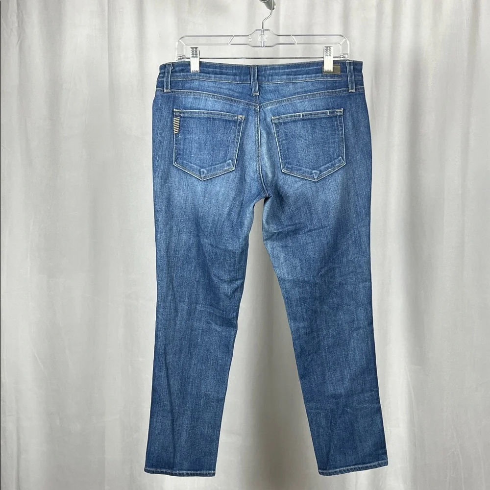 Paige Jimmy Jimmy Crop Maternity Jeans in Penelope. - Picture 3 of 9